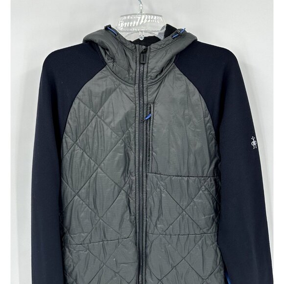 SMARTWOOL smartloft hoodie coat puffer jacket outdoor hiking wool black L - Picture 3 of 11